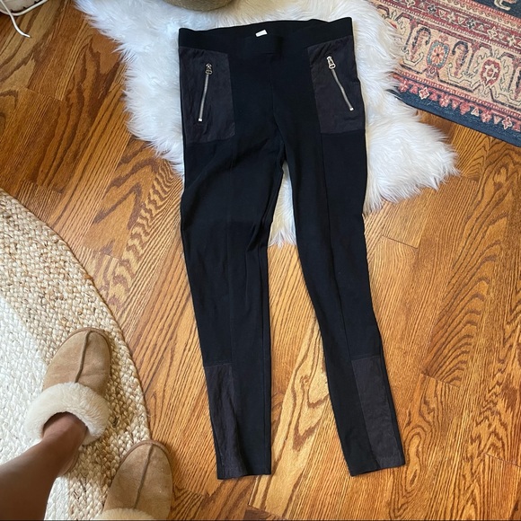 Center Seam Leggings Zip Front - Picture 2 of 4